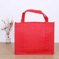 Extra Wide Non Woven Shopping Bag Large Capacity Reusable Grocery Tote Bag Heavy Duty Fabric Carrier Bag for Big Box Packaging