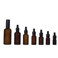 Cosmetic Packaging 10ml 15ml 20ml 50ml 100ml Frosted Amber Essential Oil Glass Dropper Bottles 30 ml Glass Jar