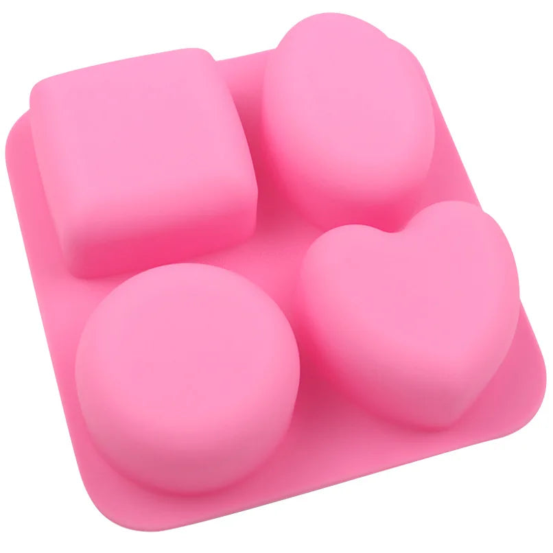Best-Selling Saffron Silicone Mousse Mold Heart Oval Round and Square Shapes for Baking OEM/ODM Welcome