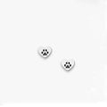 Wholesale 925 Sterling Silver Earring Antique Silver Earrings Love My Pet Heart Stud Earrings for Women