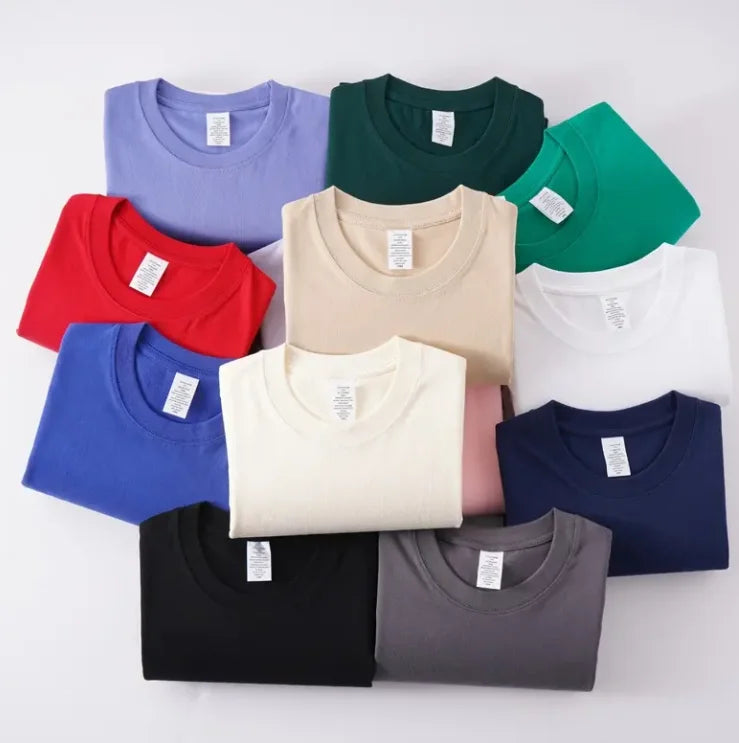 Custom Cotton Plus Size Men's T-shirt Blank Unisex Mens TShirt Plain Oversized T-shirtT Shirt for Men Print Logo T-shirt