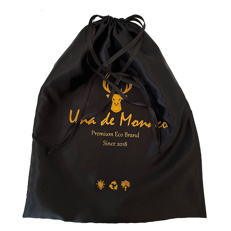 Manufacturer Custom Logo 40x50cm Large Drawstring Satin Coat Dust Proof Bags for Backpack