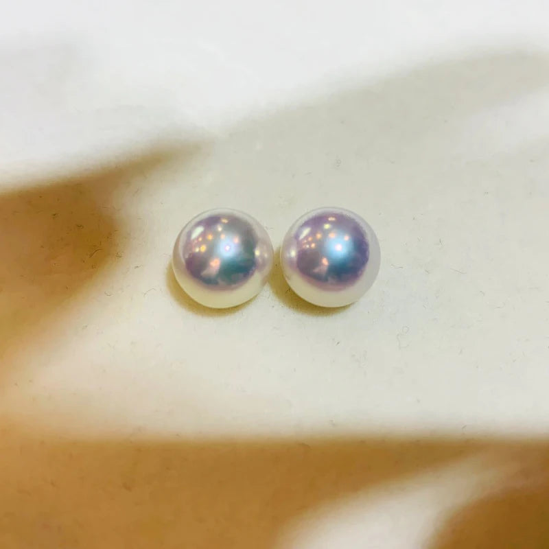 High Luster Natural Freshwater Akoya Pearls Perfect Round Cultivated Loose Beads Wholesale Fresh Water Pearl Beads