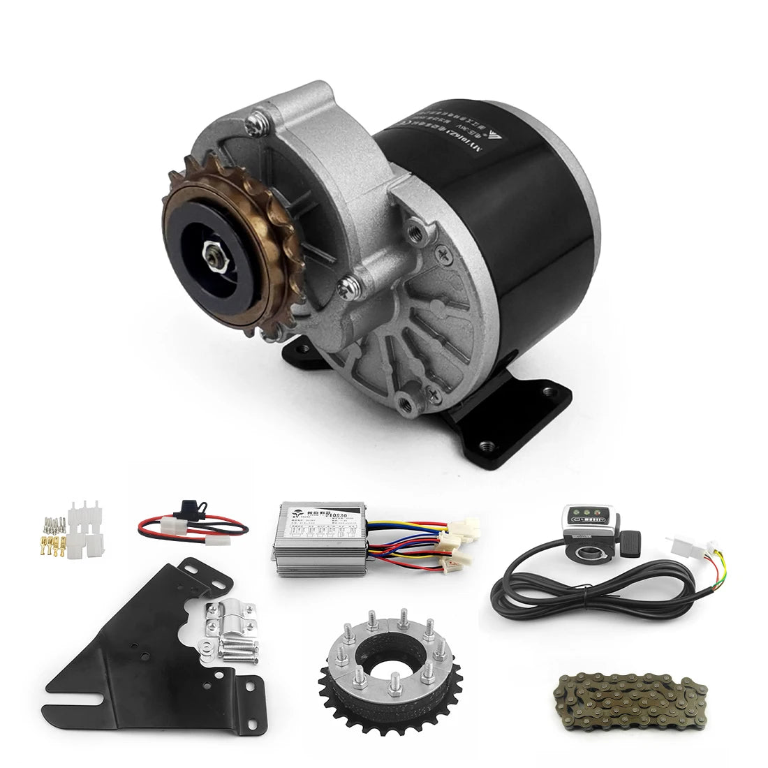 DIY 48v 24v 350w MTX Wheel Brush Gear Dc Motor 16 Inch Electric Bike Conversion Kit
