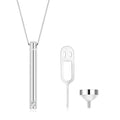 Fine Jewelry 925 Sterling Silver Cremation Cylinder Memorial Urn Necklace for Ashes