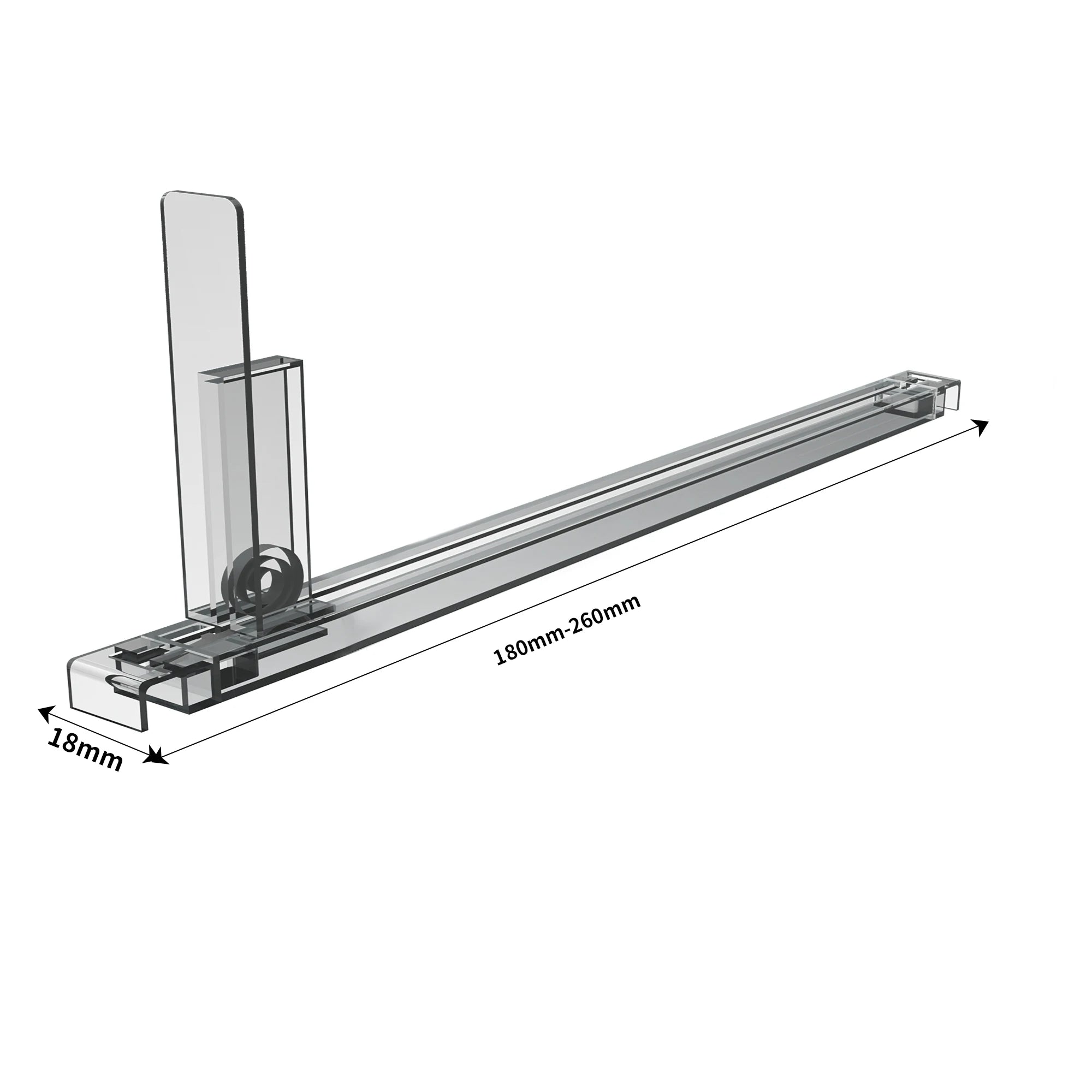 2024 Latest Supermarket Shelf Pusher Spring Loaded Shelf Pusher with Beverage Display Rack Divider