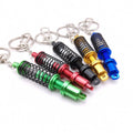 Promotion Auto Part Model Coilover Adjustable Spring Shock Absorber Keychain Key Ring Car Auto Parts Metal 3D Key Chains Keyfob