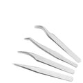 Custom Private Label 3D Lash Extension Stainless Steel Boot Tweezers for Eyelash & Tool Products