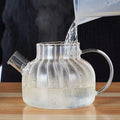 Wholesale Cheap 0.5L 1L 1.5L Glass Water Jug Custom Luxury Classic Juice Kettle Cold Drink Glass Pitcher Dinner