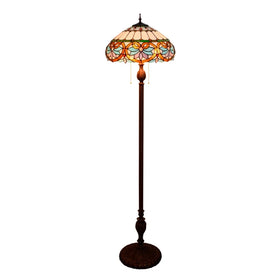 Tiffany Vintage Style Floor Lamp Decorative Lampara Lampe Giant Downing Bronze Corner American Led Floor Lamp