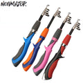 NEWMAJOR Factory 1.2m 1.4m 1.6m Mini Sea Fishing Spinning Telescopic Rod Carbon Material Fast Action Composite Saltwater Fishing