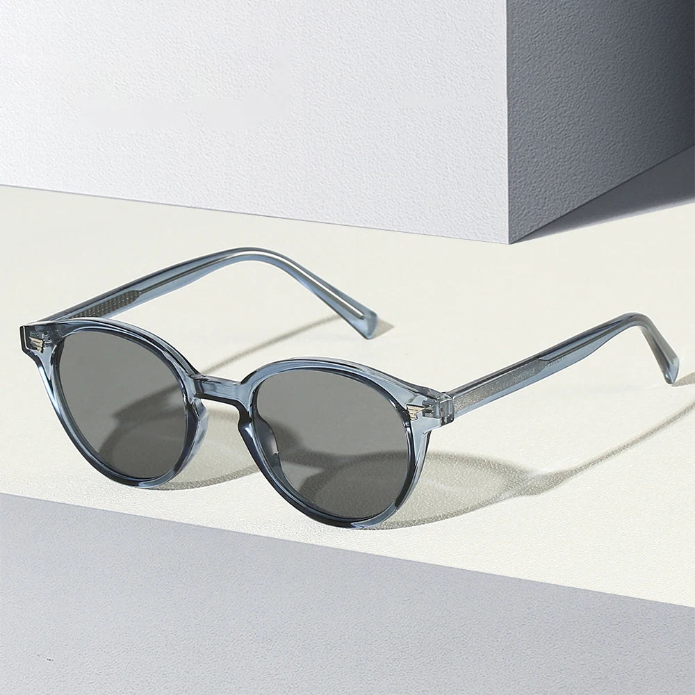 Vintage Sunglasses Fashion Custom Round Sunglasses Designer Glasses Men 2025 Tr90 Polarized Sunglasses