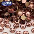VDD 032 Lt.Amethyst High Quality Glass Rhinestones Crystal Glod Back Flatback Strass Stones Nail Art DIY Crafts Decorations