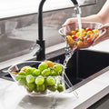 High Quality Multi-Functional Creative Kitchen PET Draining Basket Transparent Eco-Friendly Fruit Storage Tray Strainer