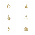 Tiny Charms for Permanent Jewelry Making Supplies Animal Gold Filled Necklace Bracelet Pendant Diy