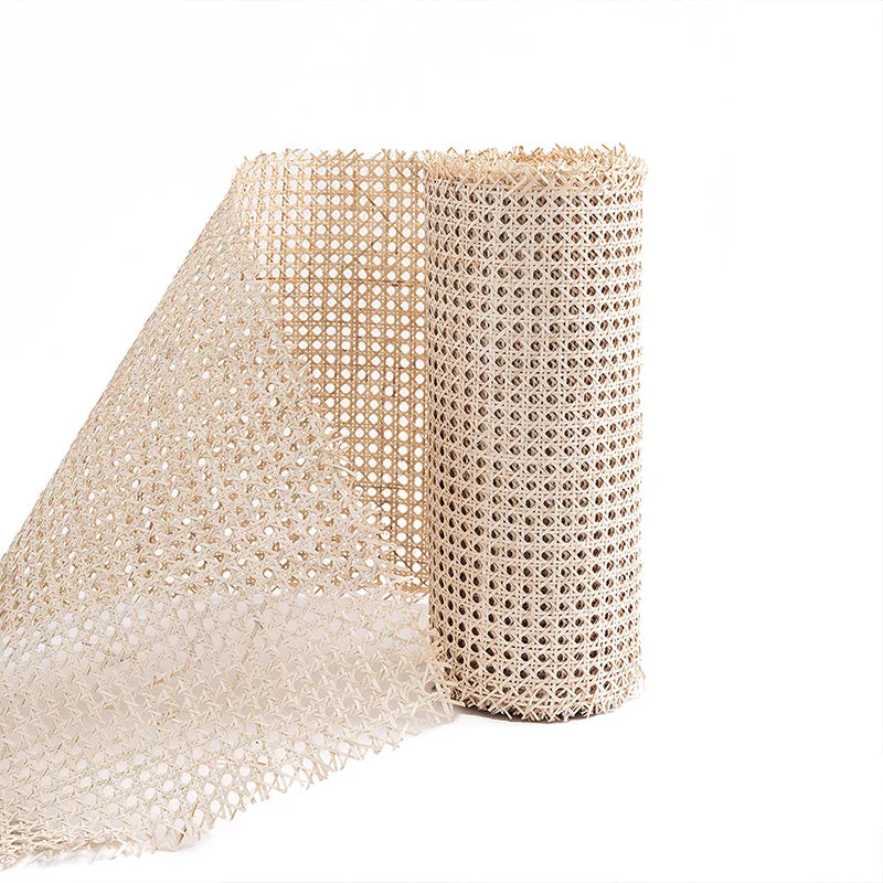 Synthetic Webbing Roll Plastic Rattan Cane Material Open Rattan Mesh for Home Decor
