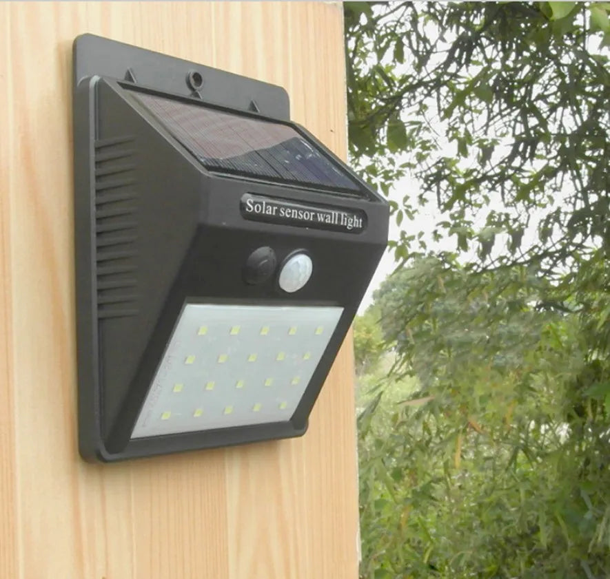 Droppshipping Solar Led Light Lamp PIR Motion Sensor Wall Lights Sconce Waterproof Solar Garden Street Lamp Outdoor Lighting