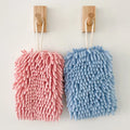 Japanese Cartoon Chenille Hand Towel Solid Colorful Hand Ball for Household & Children's Bathroom Kitchen Hand Towel