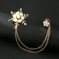 Luxury Vintage Butterfly Brooch Women's Rhinestone Crystal Fashion Jewelry with Chain for Wedding Party Gift