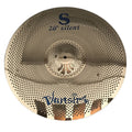 Vansir Stainless Steel Alloy 20" Low Volume Silent Mute Cymbal 20RIDE Silver Finish for Practice Drumsets Beginners