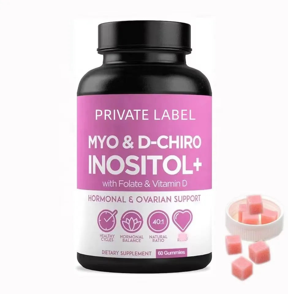 Aeglewell OEM Private Label Fertility Supplements Hormone Balance Myo-inositol Prenatal Vitamin Fertility Gummies for Women