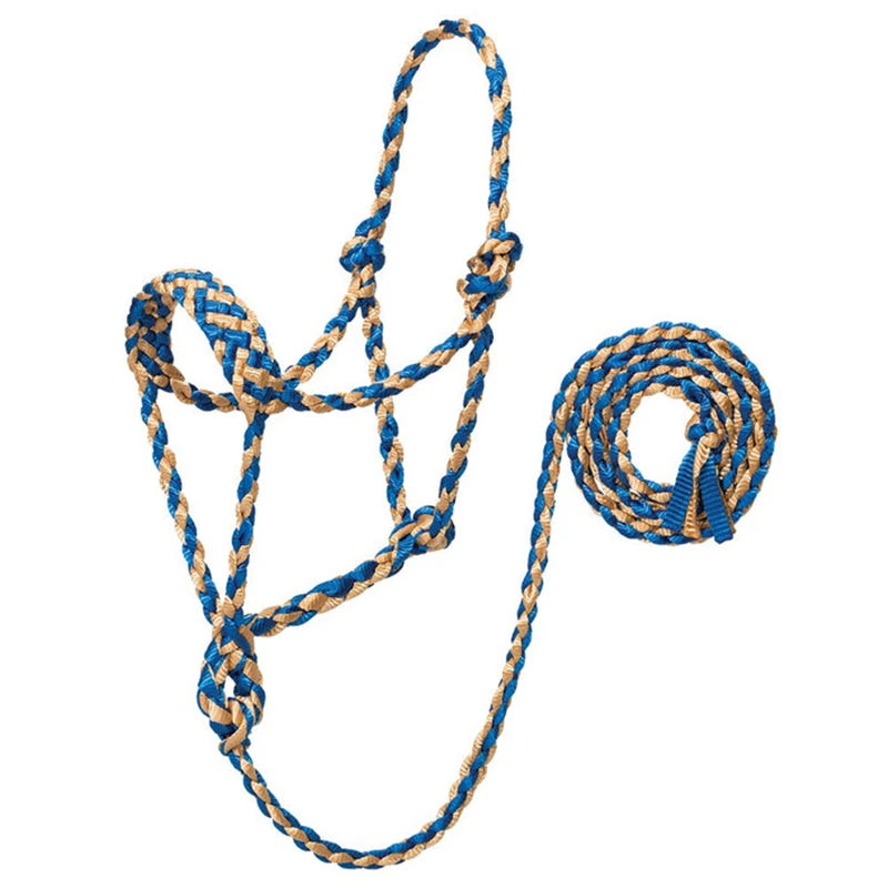New 2026 High Quality Handy Horse Halter Lead Rope Western Saddle Style Nylon/PP Material Comfortable Custom Logo