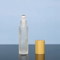 5ml 10ml Bamboo Material Essential Oil Perfume Bottle round Roll-on Glass Bottle with Bamboo Lid for Face Cream Empty Packaging