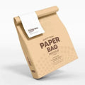 Biodegradable Kraft Paper Bag with Clear Window Zipper for Food Storage Customizable Sizes & Colors OEM