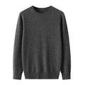 Custom Logo Men's Winter Sweater Casual Jacquard Pattern Embroidered Knitted Jumper Knitwear Design