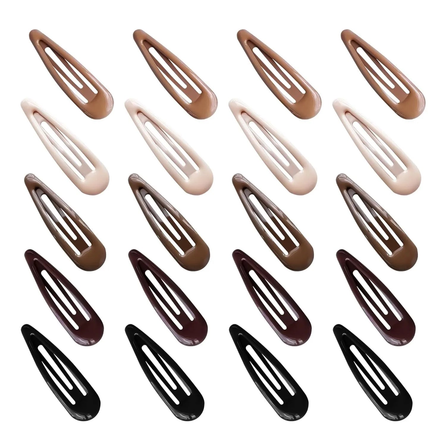 QIYUE Drip Oil 5cm Solid Color Water Drop Clip Droplet Candy Colored BB Clip Women's Hair Accessories