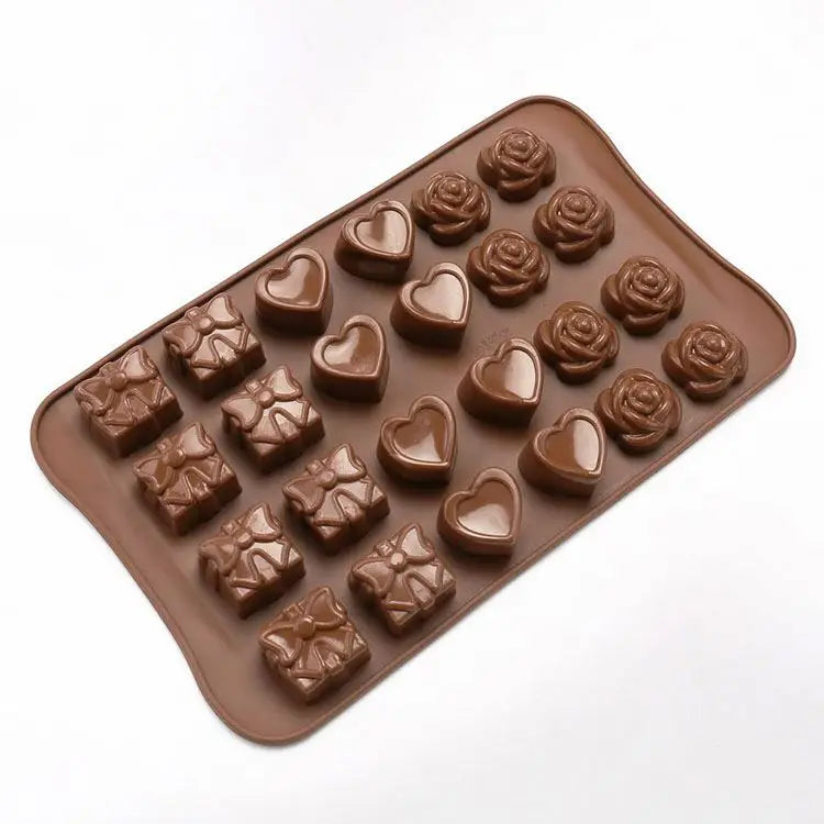 Hot Selling  Selling Heat Resistance  Kitchen Gadgets  Baking Tool Baking  Mold Silicone Chocolate Moulds