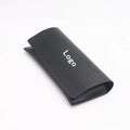 New Style Soft Black Leather Waterproof Storage Spectacle Case Sun Glasses Bags Black