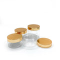 Hot Sale 300ml 500ml Clear Round Butter Jars Packaging Skin Care Cream Plastic Bottles With Lids