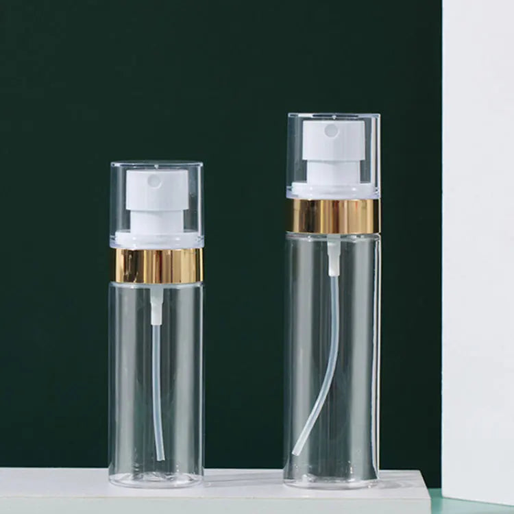 Wholesale Spray Bottle 60/80/100/120ml Cosmetic Body Lotion Bottle Pet Trigger Spray Perfume Water Bottle