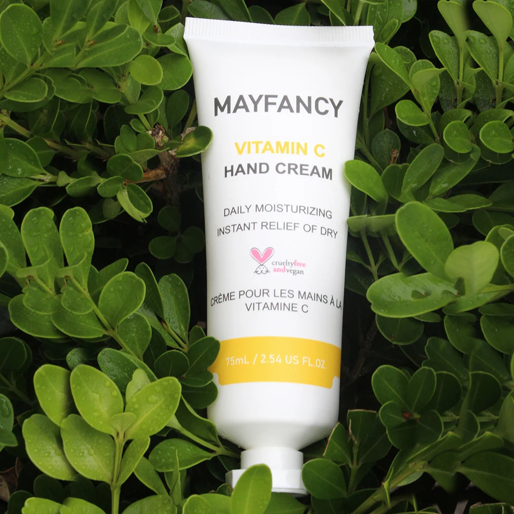 MOQ 75ml Vegan Vitamin C Hydrating Nourishing Hand Cream Cremas Mayfancy 5 Pcs Adults Snail Cream 3 Years Hand Cream and Lotion