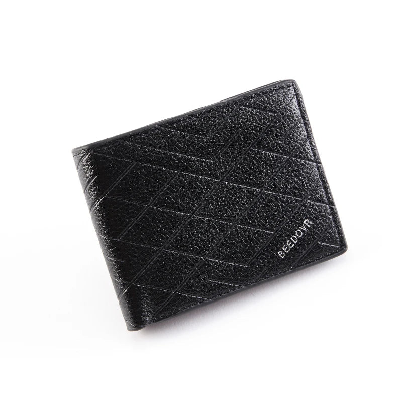 2024 New Design Card Holder Modern Pu Leather Wallet Men Custom Logo Purse