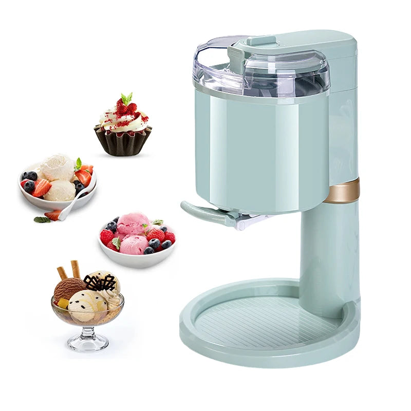 Cheap Automatic Home Mini Fruit Ice Cream Maker Machine for Kids Diy Ice Cream Cone Making Blending Cuisinart Stand Mixer