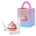 Custom Logo Card Box With Window Cake Kraft Paper Packaging Wholesale