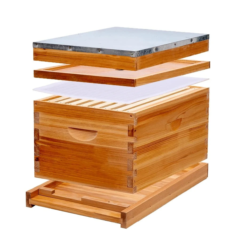 Wooden Beehives 8 and 10 Frames Langstroth Bee Hive