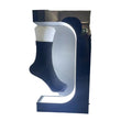 Customizable Logo Packaging Modern Rotating Magnetic Levitating Acrylic Freestanding Garment Display Racks LED Light Rack