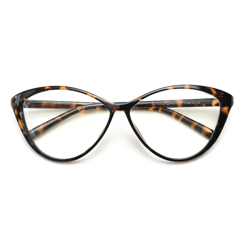 New Arriving Popular Wholesale Designer Fashion Eyeglasses Retro Thin Frame Cat Eye Optical Glasses Frame for Female