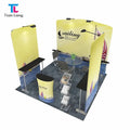 10*8ft Aluminum Tension Fabric Display Backdrop Stand for Trade Shows & Weddings-Modern Equipment for Effective Wall Backdrop