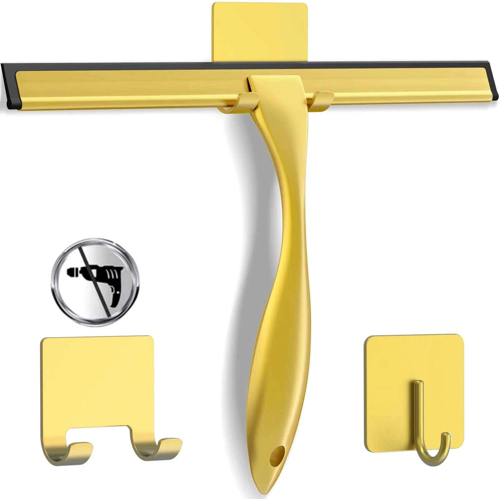 Hot New Design 10-inch Squeegee Window Cleaning  Silicone Squeegee Rubber Wiper Popular Window Cleaner Window Wiper Tool