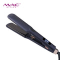 MAC Style High Temperature Salon Beauty Flat Iron Custom Portable LCD Professional Care Home Vibrate Hair Straightener for Women