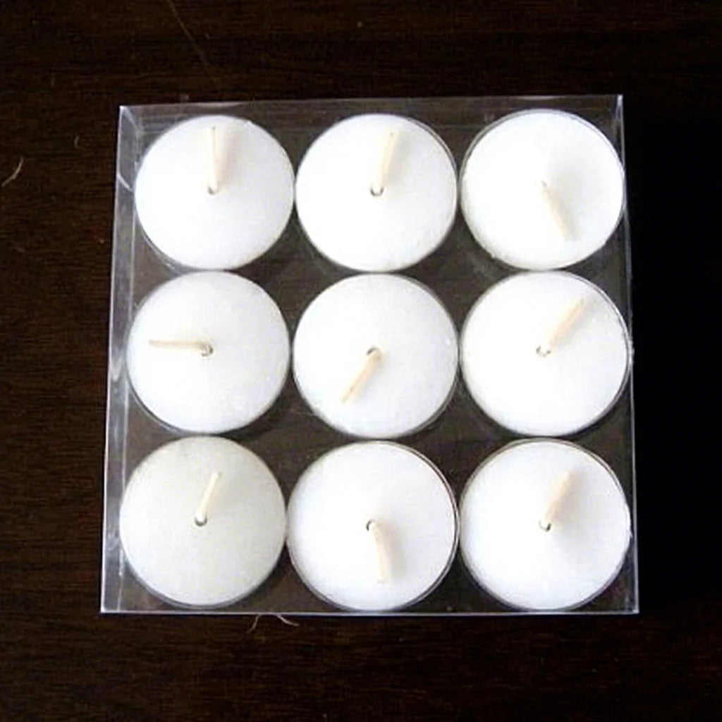 Best Seller Handmade Paraffin Wax Taper Wholesale White Pillar Tea Light Candle-Non-Scented Home Decoration Bars Parties Easter