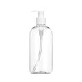 500ml PET Plastic Bottle with Pump Dispenser for Shampoo Shower Gel Liquid Soap Lotion and Cream Industrial Use Packaging