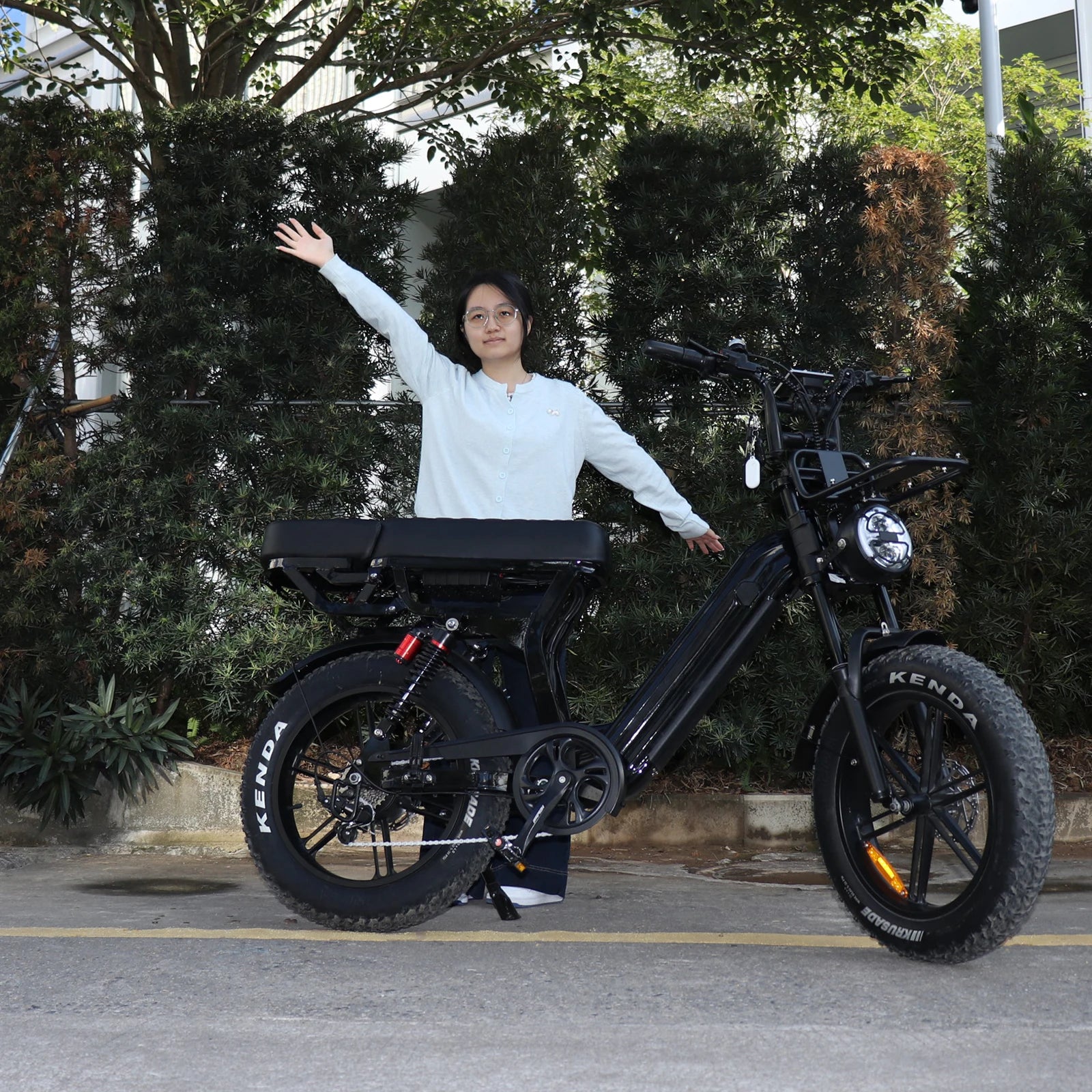 Fatbike E-Bike 48V  250w E Bike Full Suspension Fat Tire  Ebike for Sale Price VOMO X70 Electric Bicycle