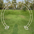 Y-Q042 Metal Circle Arch Backdrop Round Wedding Balloon Arch Stand for Party Wedding Stage Decoration