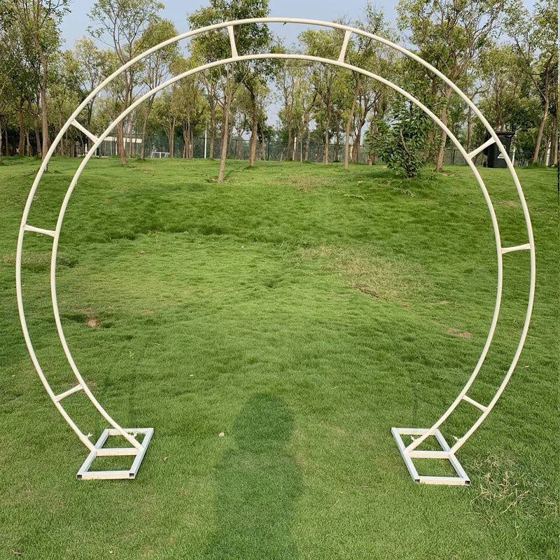 Y-Q042 Metal Circle Arch Backdrop Round Wedding Balloon Arch Stand for Party Wedding Stage Decoration