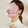 Wholesale Luxury Sleep Mask Cashmere Ice Silk Double-sided Eye Mask for Summer and Winter
